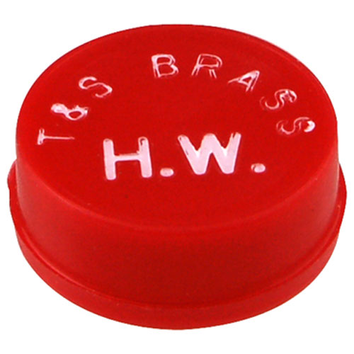 (image for) T&S Brass 1194-45 BUTTON,INDEX , RED,WRISTBLADE